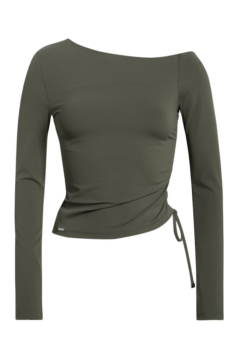 Cloud Off the Shoulder Drawstring Detail Top, Alternate, color, KAMBABA