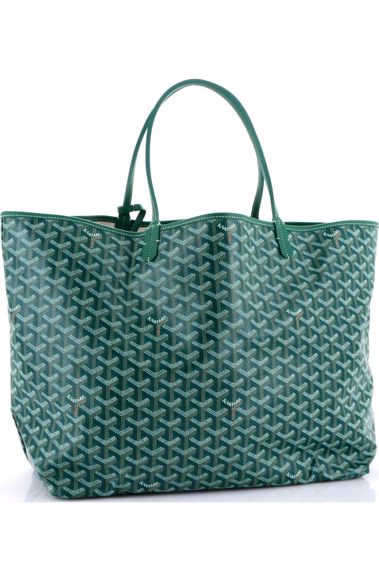 Pre-Owned Goyard Saint Louis Tote Coated Canvas GM, Alternate, color, Green