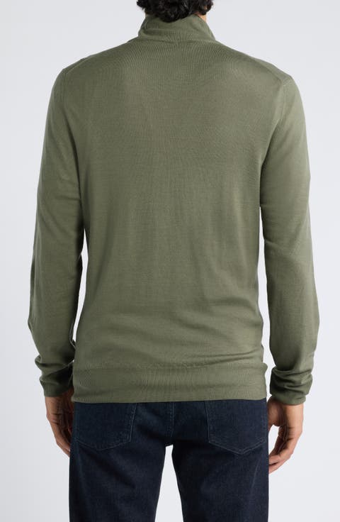 Quarter Zip Wool Sweater