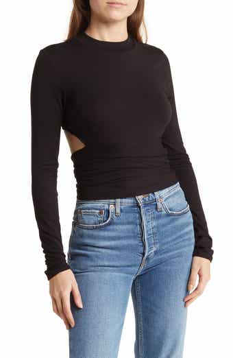 GO COUTURE Wrap Front Top