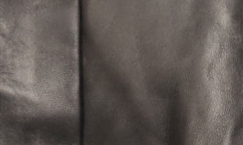 Eenk Leather Bomber Jacket In Brown