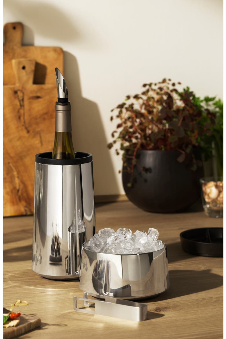 Grand Cru Steel Ice Bucket, Alternate, color, Steel