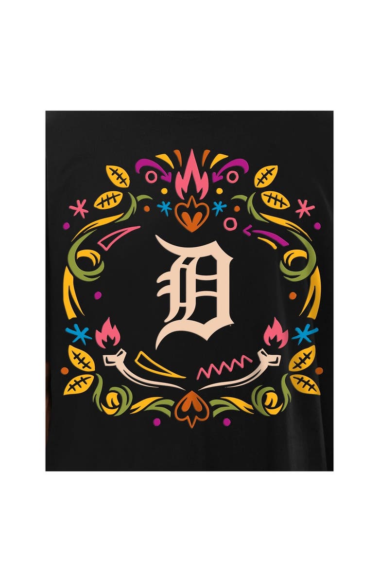 New Era Men's New Era Black Detroit Tigers Día de los Muertos T-Shirt, Alternate, color, Black
