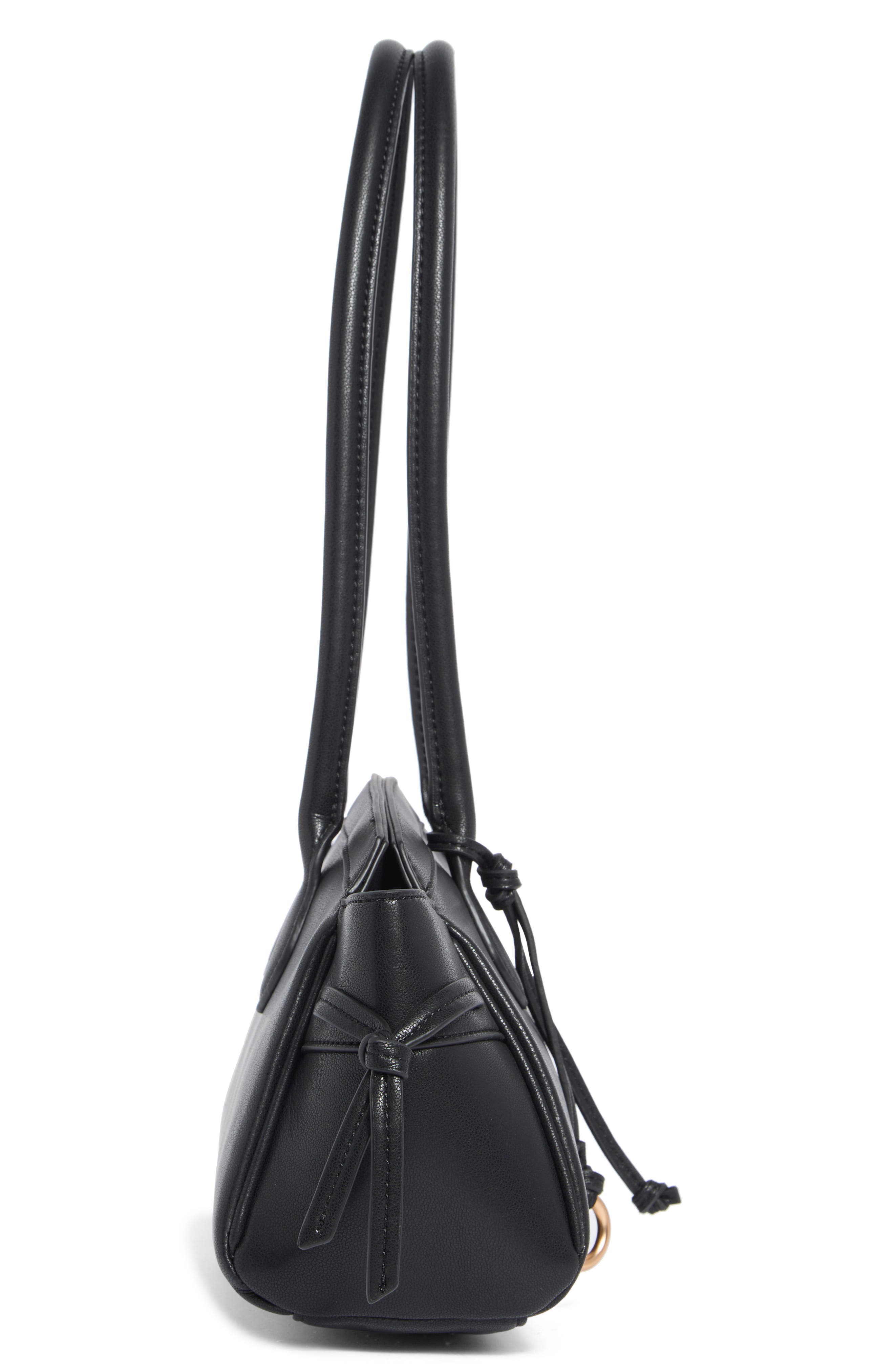 Elaina Doxin Shoulder Bag, Alternate, color, BLACK