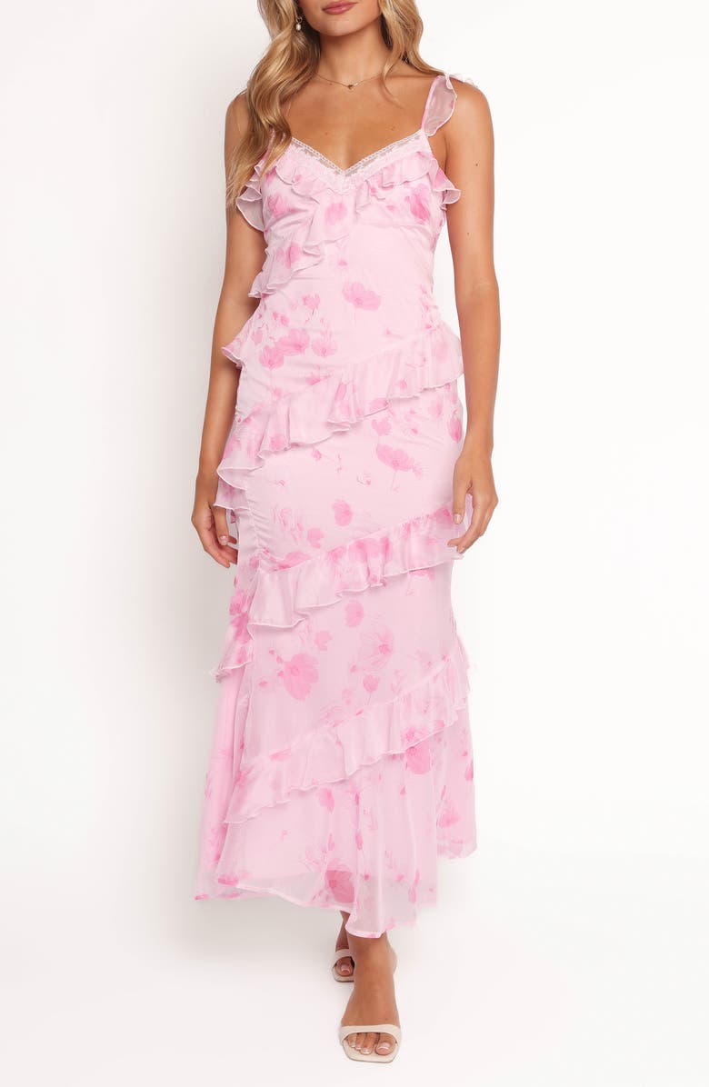 Petal & Pup Virginia Maxi Dress, Main, color, Lilac Floral