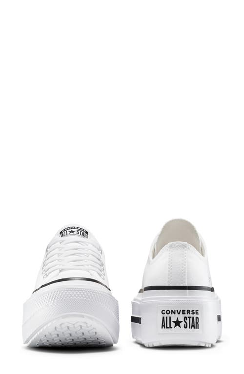 Converse Gender Inclusive Chuck Taylor All Star Lift Double Stack Low Top Platform Sneaker In Multi