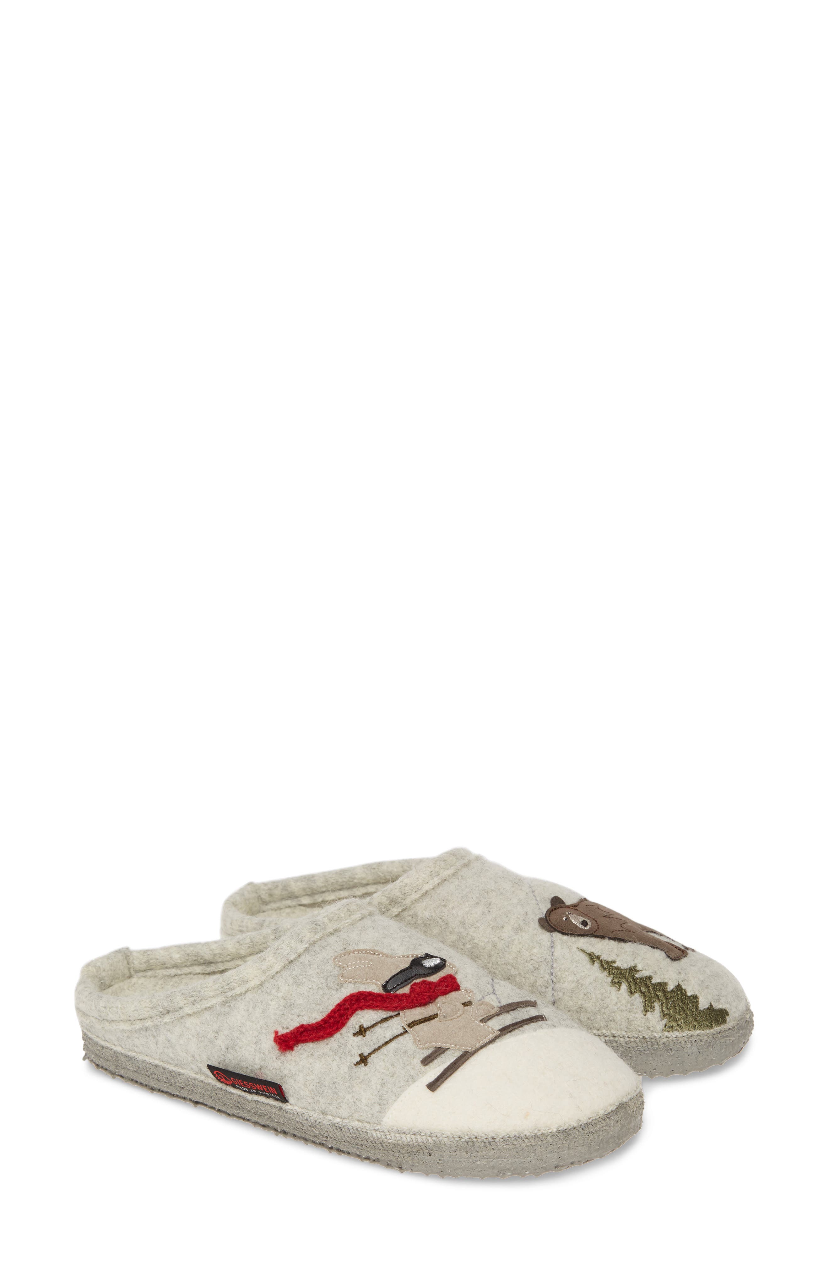 Giesswein Downhill Boiled Wool Slipper, Alternate, color, 