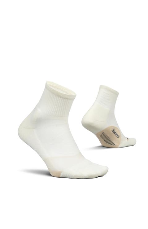Elite Light Cushion Quarter Solid  Sport Sock with Targeted Compression
