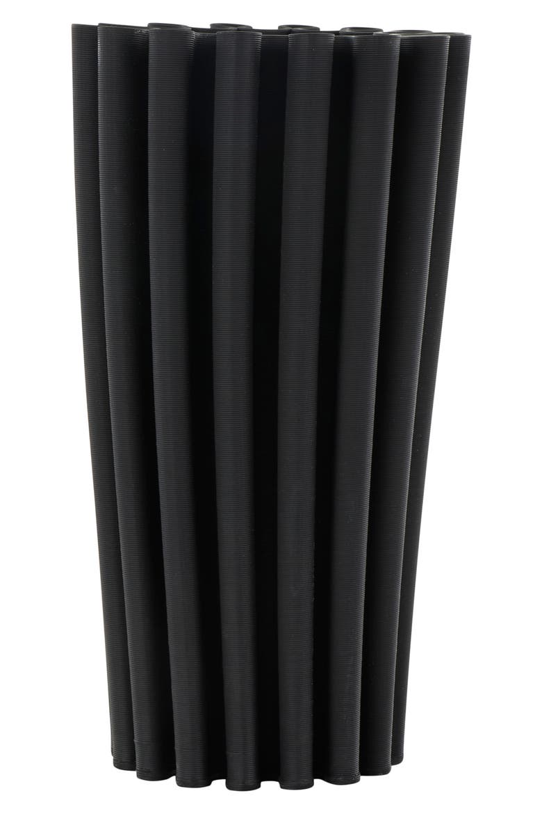 Ceramic Vase, Alternate, color, BLACK