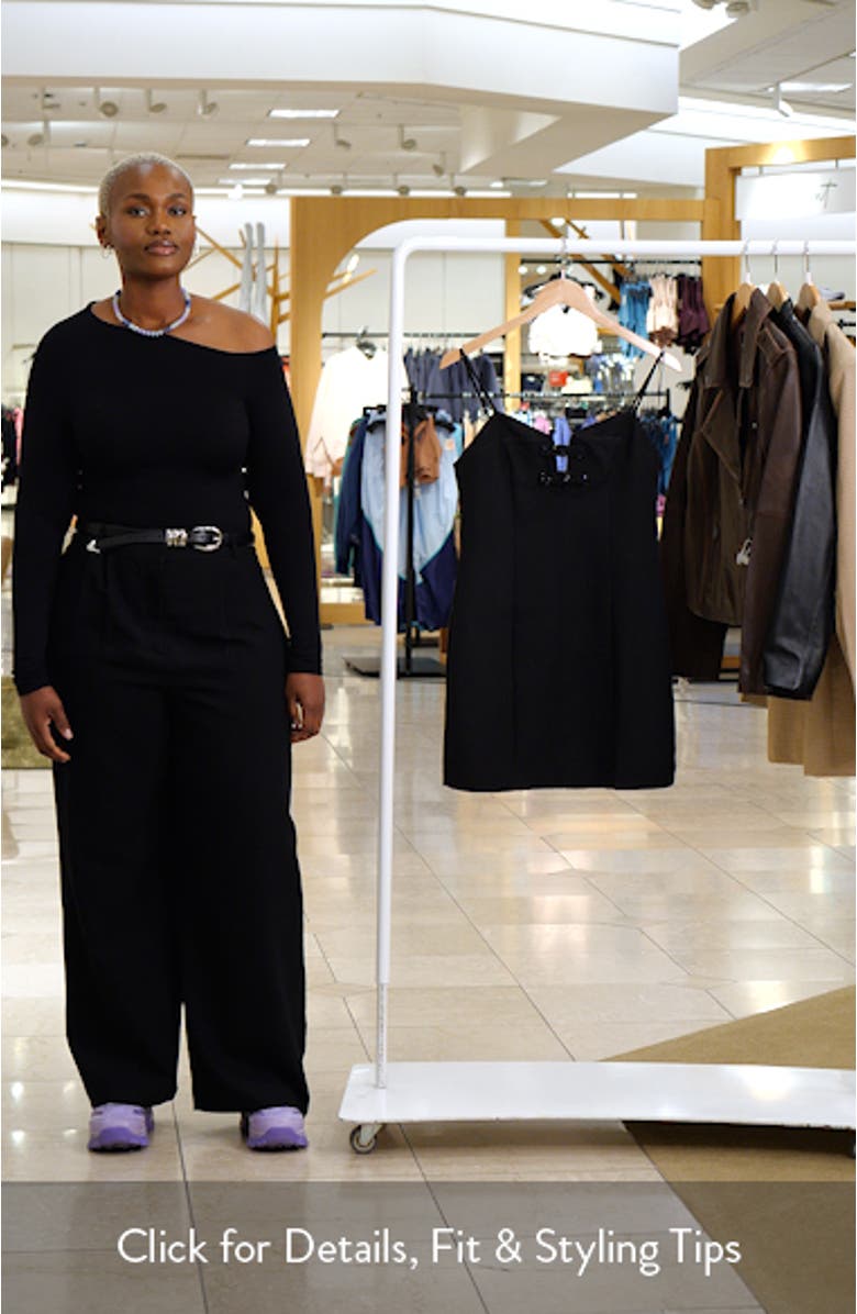 Bow Detail Sleeveless Minidress, sales video thumbnail