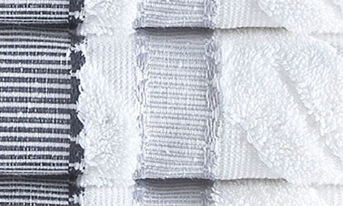 Brooks Brothers Large Square 4-pack Turkish Cotton Washcloths In White