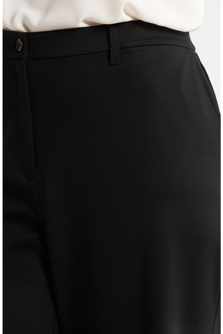High Waist Wide Leg Pants, Alternate, color, BLACK