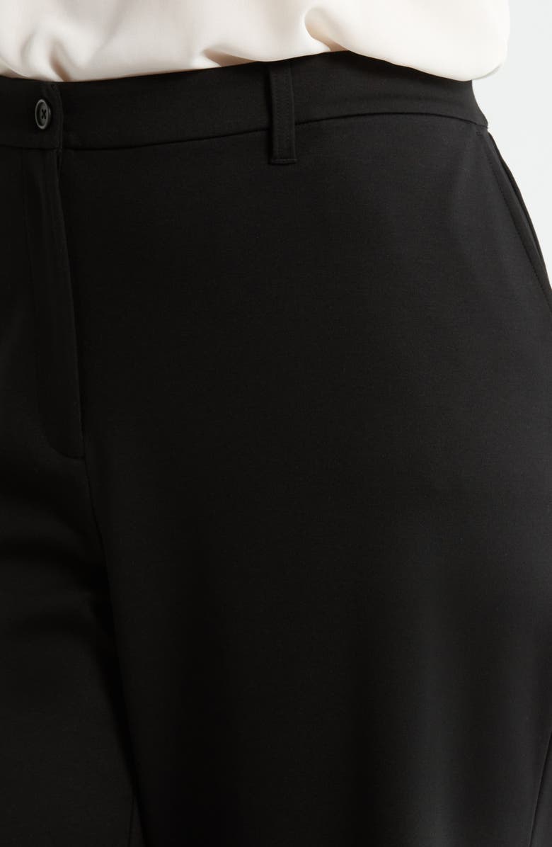 Eileen Fisher High Waist Wide Leg Pants, Alternate, color, Black