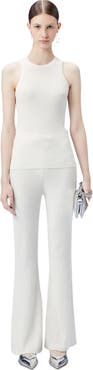 GOBI Mongolian Cashmere Ribbed Cotton Silk Cashmere Blend Tank Top