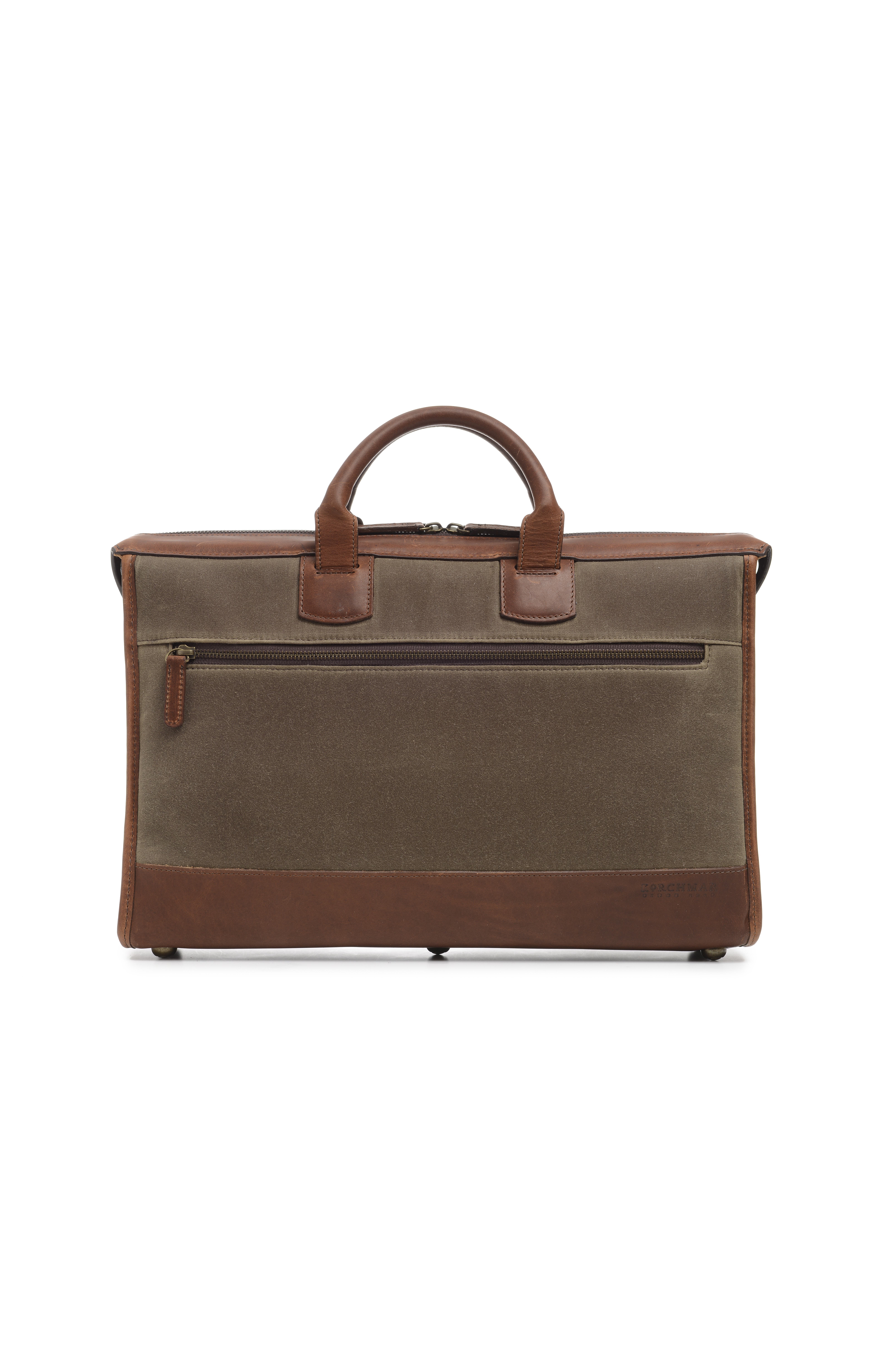 Sawyer Slim Waxed Canvas Briefcase, Alternate, color, Olive