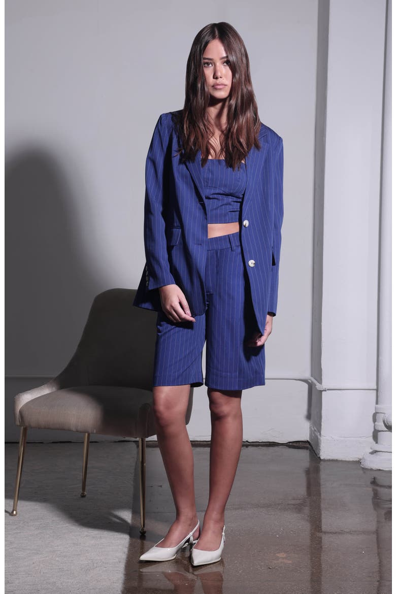 Kendrick Blazer, Alternate, color, ROYAL BLUE PIN STRIPE