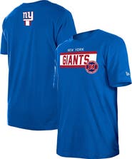New Era Men's New Era Blue New York Giants 3rd Down High Density Print T-Shirt