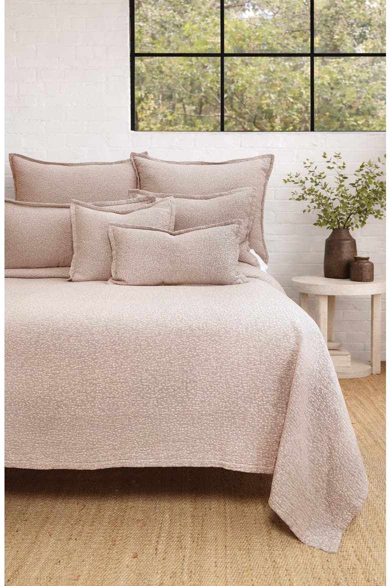 Malibu Matelassé Blanket, Alternate, color, WASHED TERRA COTTA