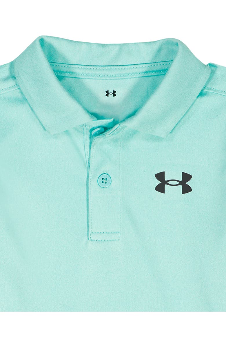 Under Armour Kids' Polo & Shorts Set, Alternate, color, Turquoise/ White