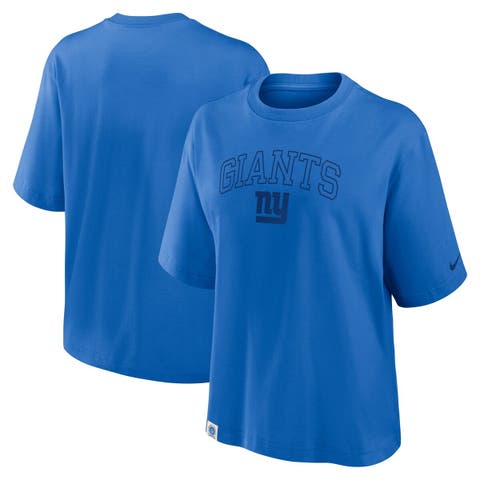 Women's Nike Royal New York Giants Glory Arch Boxy T-Shirt