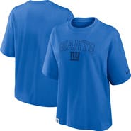 Nike Women's Nike Royal New York Giants Glory Arch Boxy T-Shirt