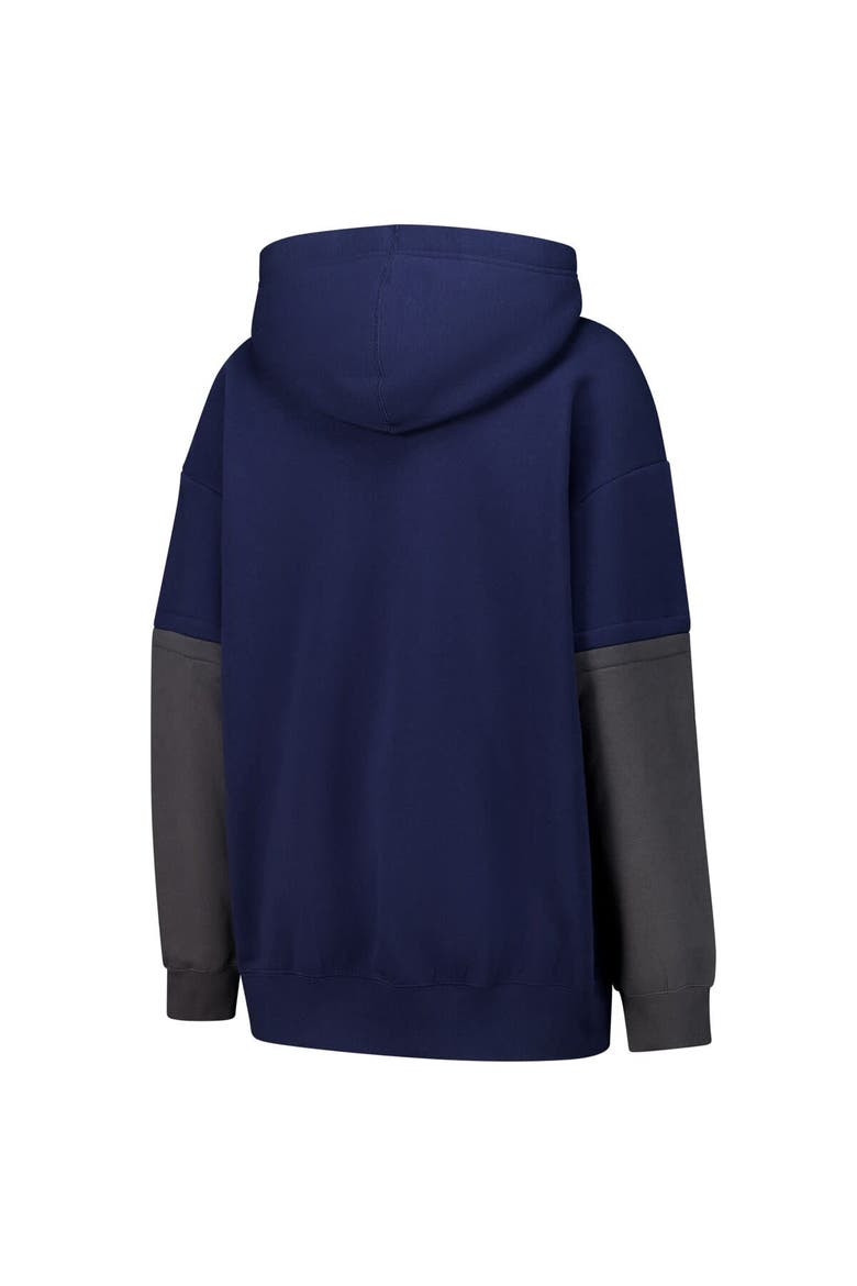 Women's Nike Navy Team USA Color Block Essential Pullover Hoodie, Alternate, color, Navy