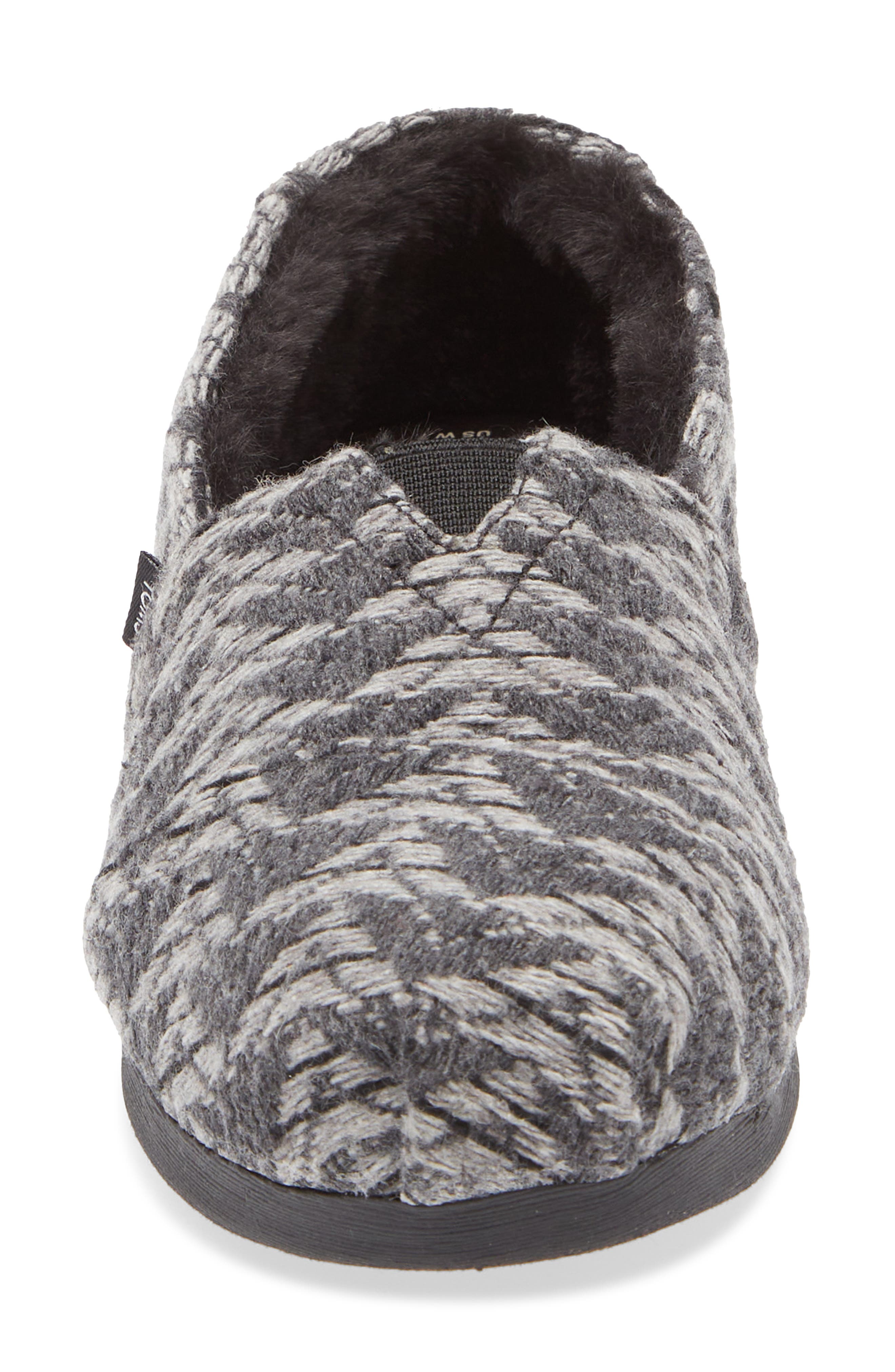 TOMS Alpargata Slip-On, Alternate, color, Black/ Grey
