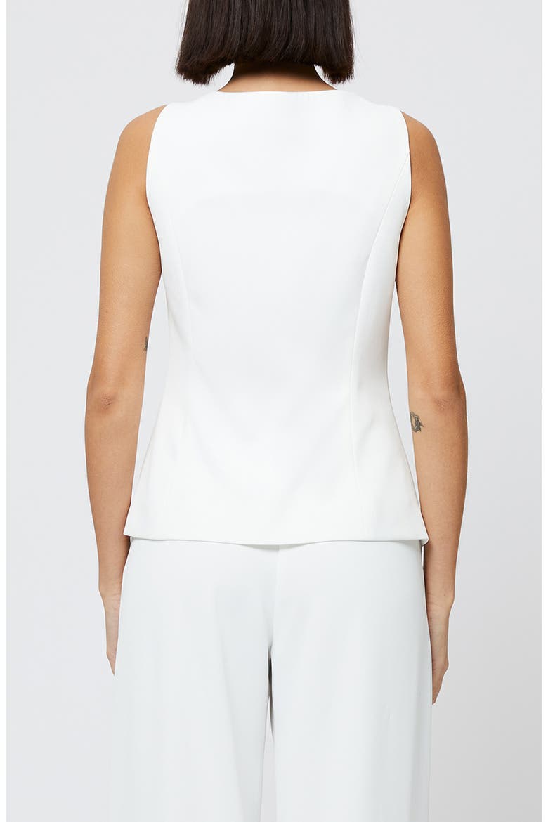 Harrie Button-Up Vest, Alternate, color, 10-SUMMER WHITE