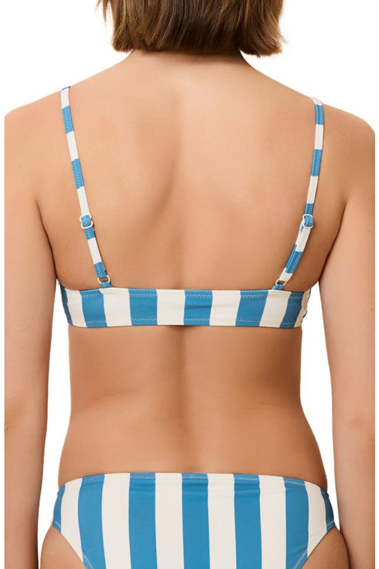 The Rachel Stripe Swim Top, Alternate, color, FRENCH BLUE