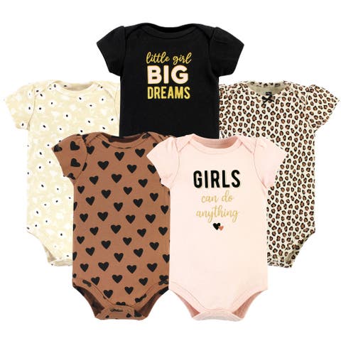 Cotton Bodysuits 5-Pack (Baby)