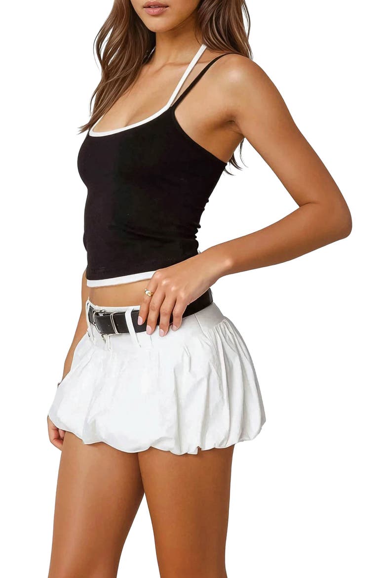 Roya Layered Halter Camisole, Alternate, color, BLACK-AND-WHITE