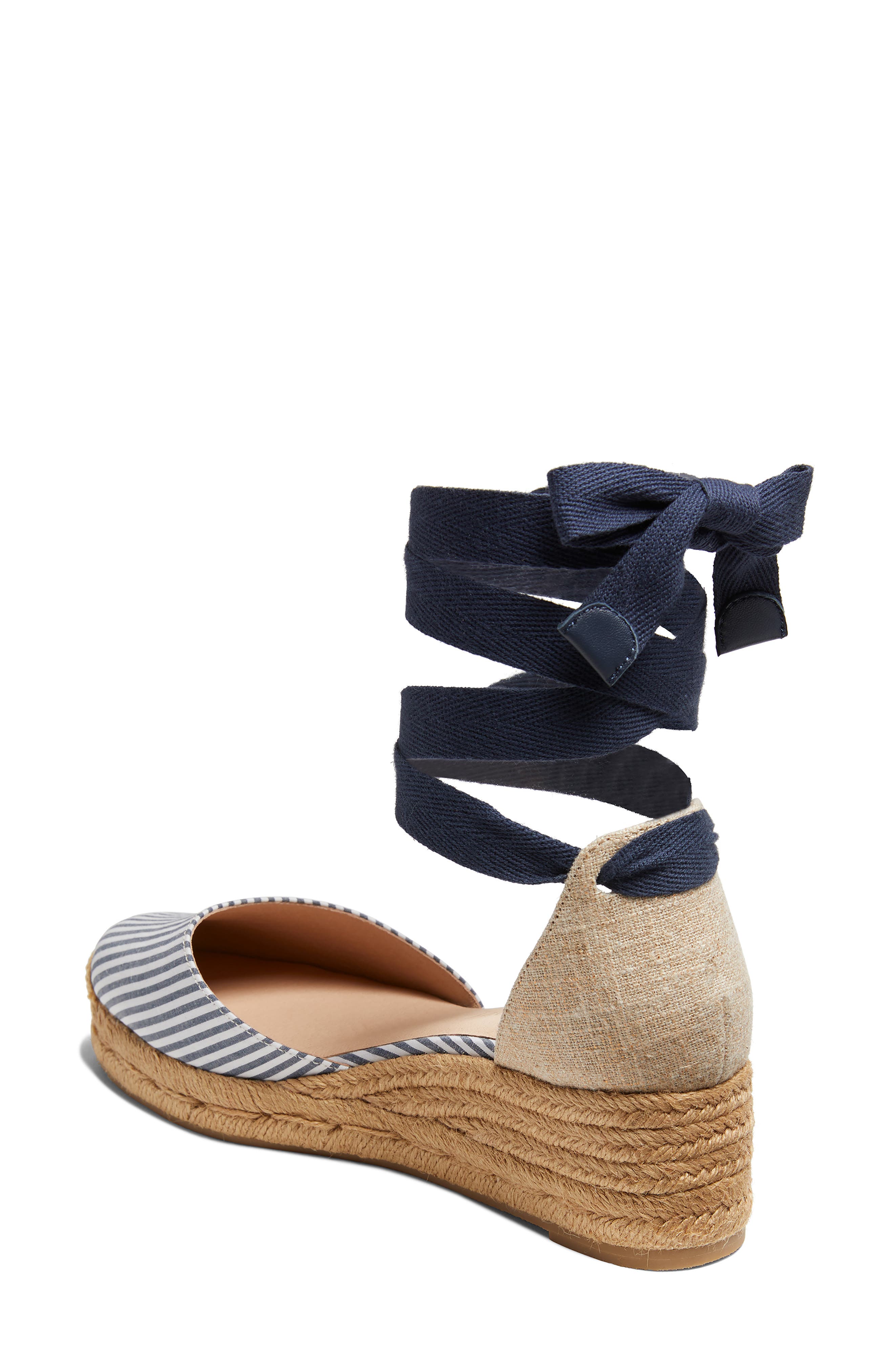 Jack Rogers Palmer Ankle Wrap Wedge Espadrille, Alternate, color, 