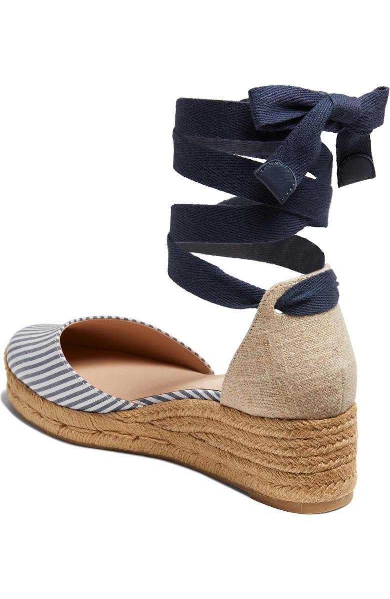 Jack Rogers Palmer Ankle Wrap Wedge Espadrille, Alternate, color,