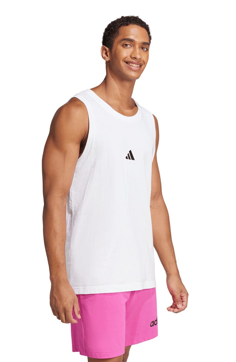adidas Logo Graphic Tank, Alternate, color, White/ Black