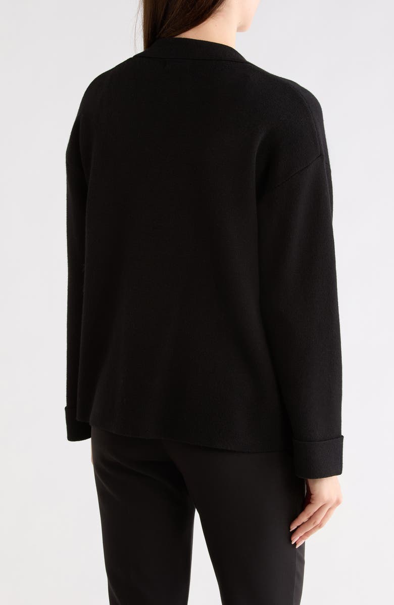 MAX STUDIO Buttoned Cardigan, Alternate, color, Black