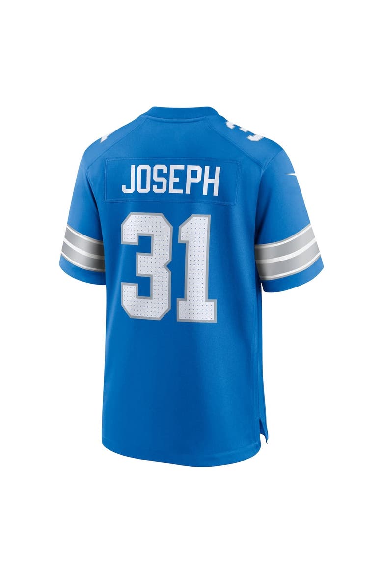 Men's Nike Kerby Joseph  Blue Detroit Lions Team Game Jersey, Alternate, color, Blue
