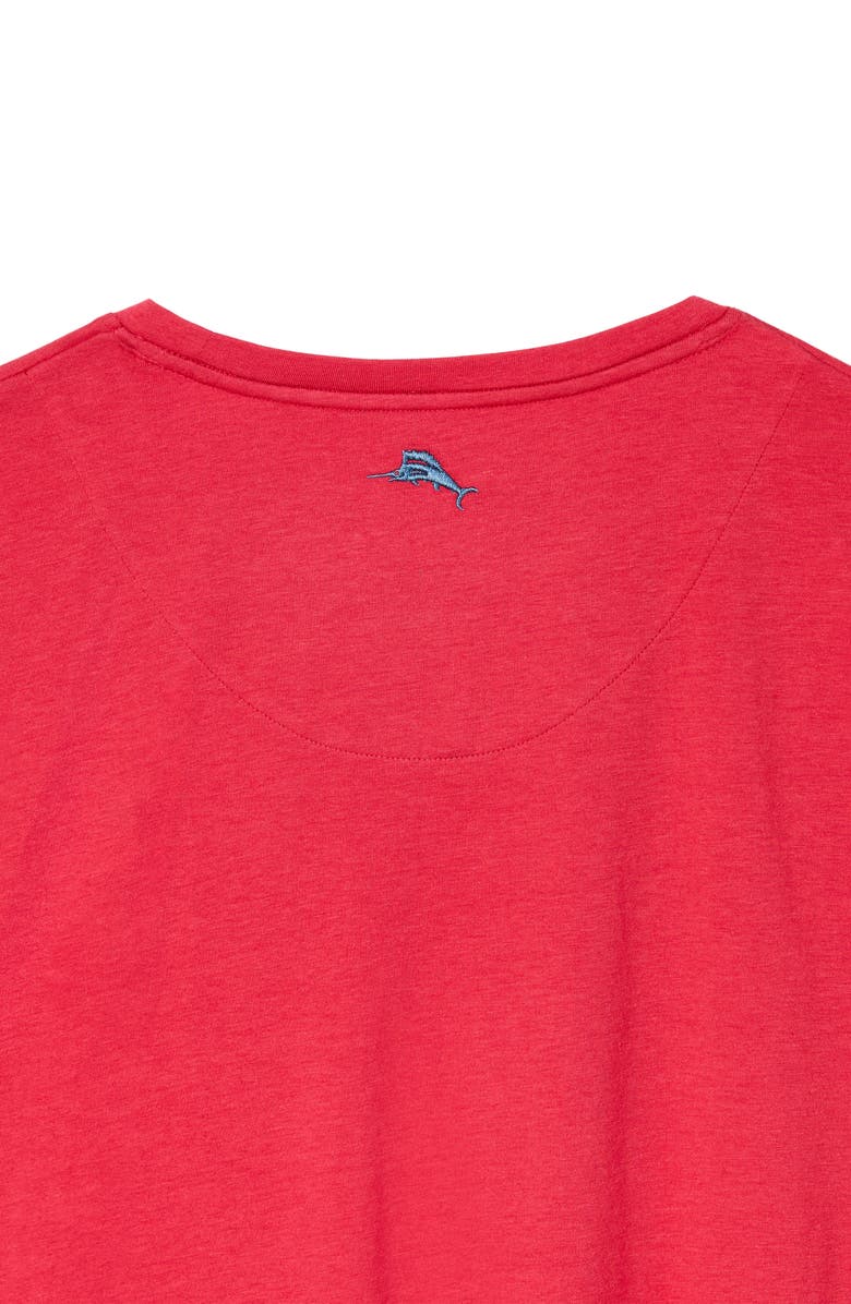 Tommy Bahama Solid Cotton & Modal Crewneck T-Shirt, Alternate, color, Red