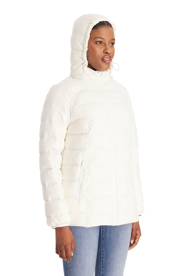 Lightweight Puffer Convertible 3-in-1 Maternity Jacket, Alternate, color, EGG SHELL