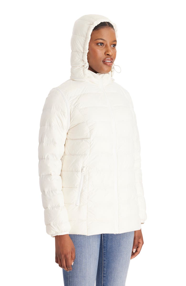 Modern Eternity Lightweight Puffer Convertible 3-in-1 Maternity Jacket, Alternate, color, 