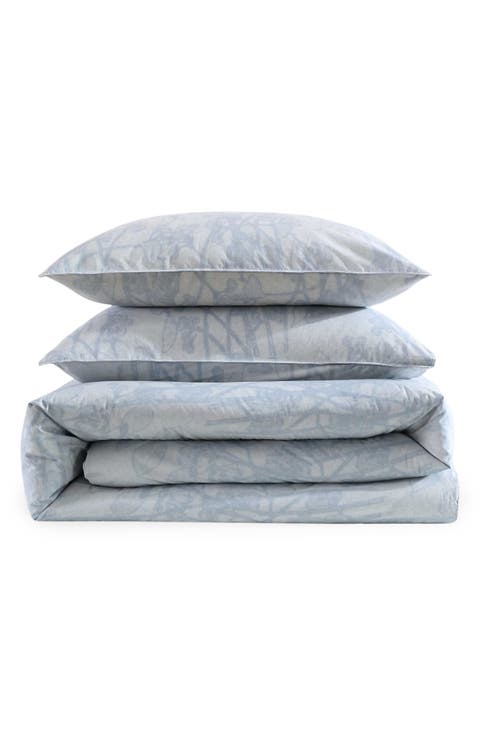 Bayberry 200 Thread Count Cotton Duvet Cover & Shams Set
