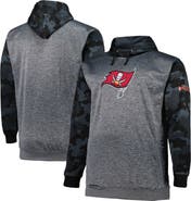 FANATICS Men's Fanatics Branded Heather Charcoal Tampa Bay Buccaneers Big & Tall Camo Pullover Hoodie