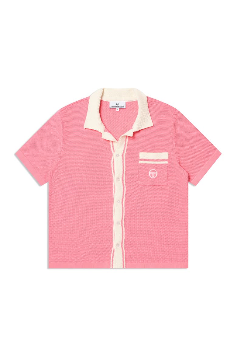 Fratelli Crochet Cabana Polo, Alternate, color, GERANIUM PINK