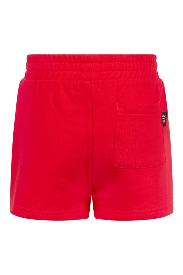 Kids' Terry Shorts, Alternate, color, WASHED RED