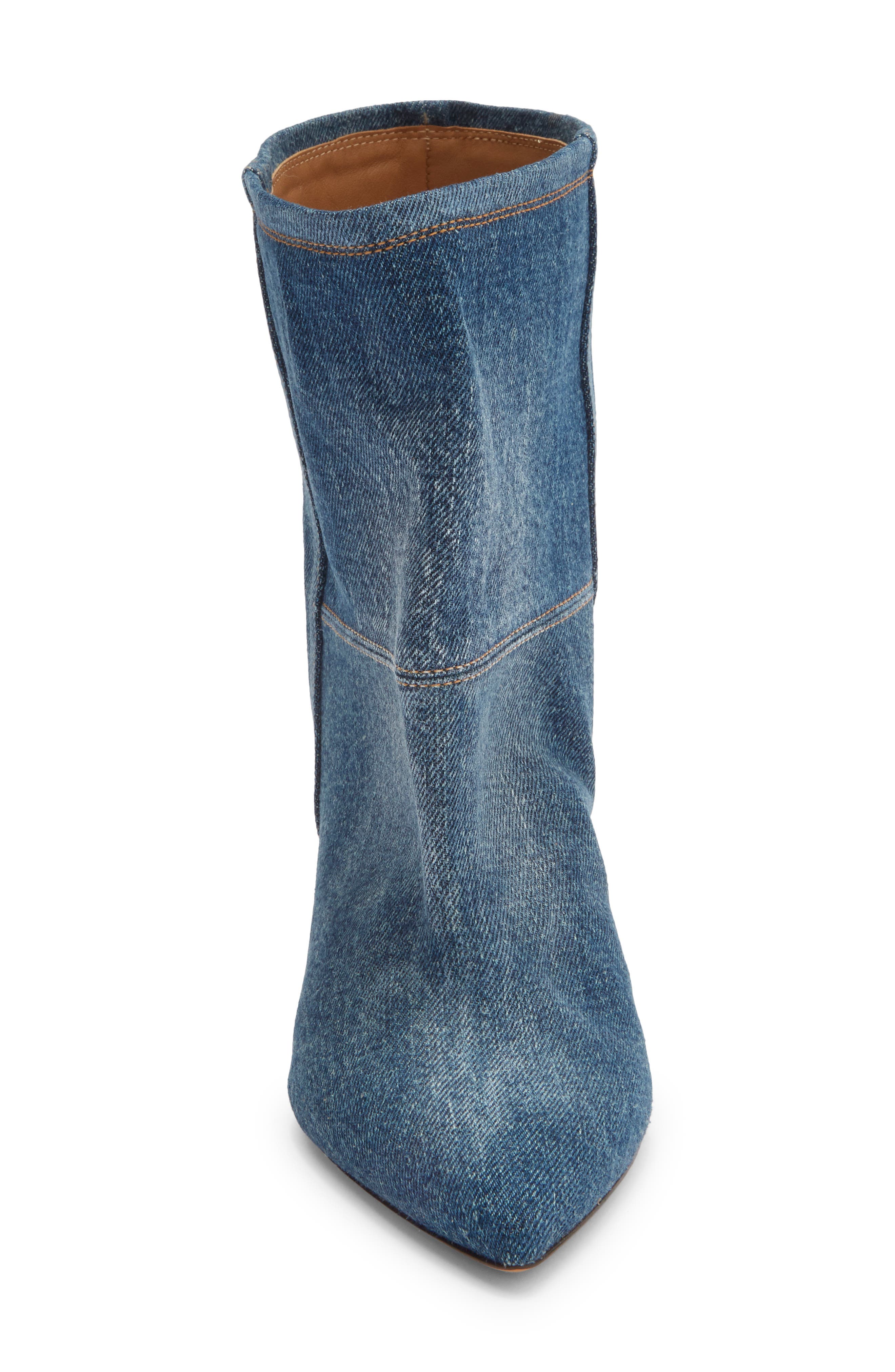 Isabel Marant Miyako Denim Bootie, Alternate, color, 