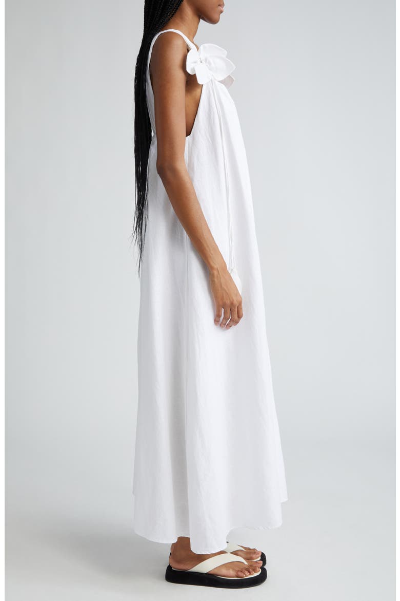 Floral Maxi Dress, Alternate, color, WHITE