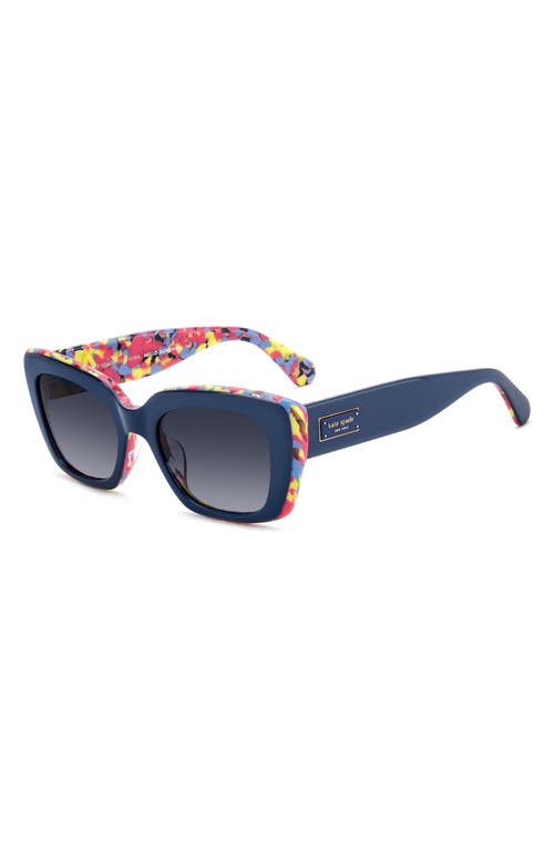 KATE SPADE KATE SPADE NEW YORK JENELL 51MM GRADIENT RECTANGULAR SUNGLASSES