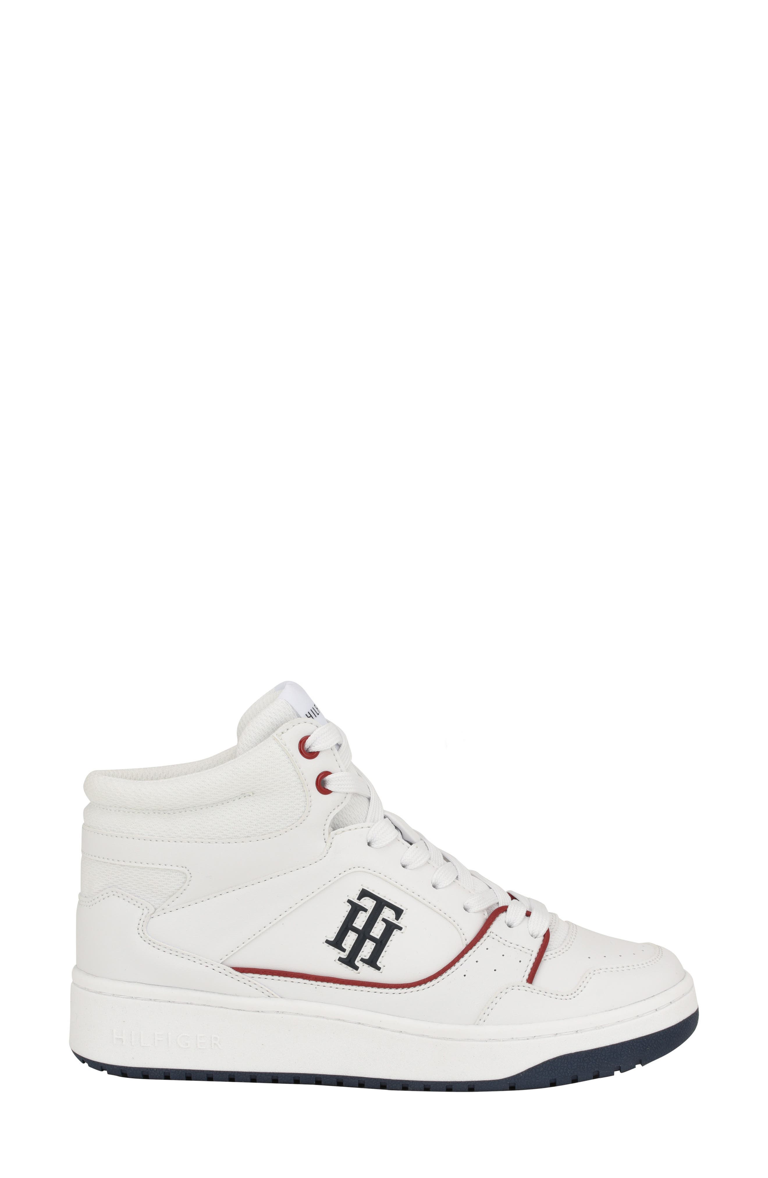 Tommy Hilfiger Terryn High Top Sneaker, Alternate, color, White