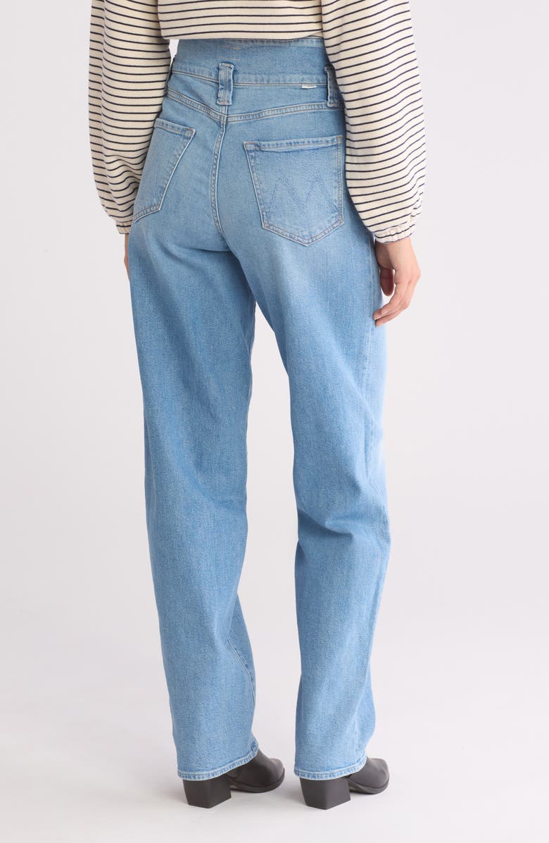 MOTHER The Pixie Bandit Starlet Sneak Straight Leg Jeans, Alternate, color,