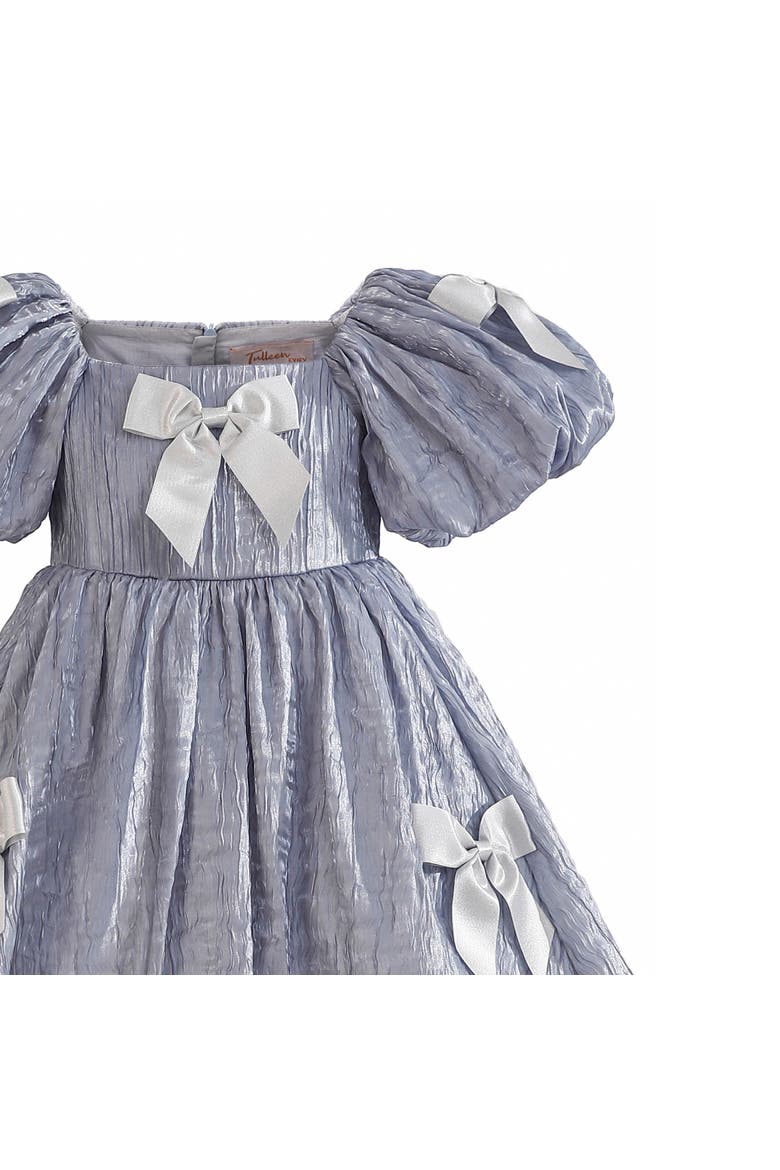 Clarissa Bow Party Dress, Alternate, color, Blue