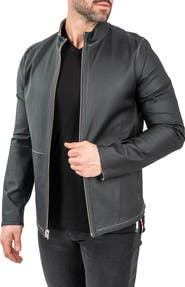 Maceoo Reversible Leather Jacket